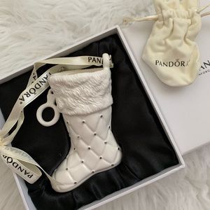 PANDORA 2012 Ltd Edition Stocking Boot Ornament